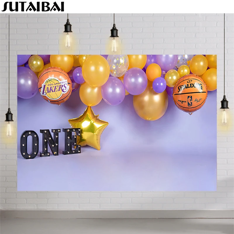 Photography Background Basketball Star Balloon for Child Baby 1st Birthday Party Cake Smash Decor Portrait Backdrop Photo Studio
Photography Background Basketball Star Balloon for Child Baby 1st Birthday Party Cake Smash Decor Portrait Backdrop Photo Studio
