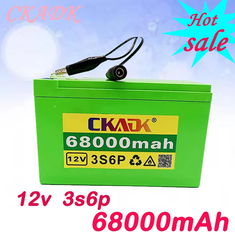 12V68000mAh 18650 Lithium Battery Pack 3S6P Built-in High Current BMS Sprayer, Trolley, Solar Children's Electric Car
12V68000mAh 18650 Lithium Battery Pack 3S6P Built-in High Current BMS Sprayer, Trolley, Solar Children's Electric Car