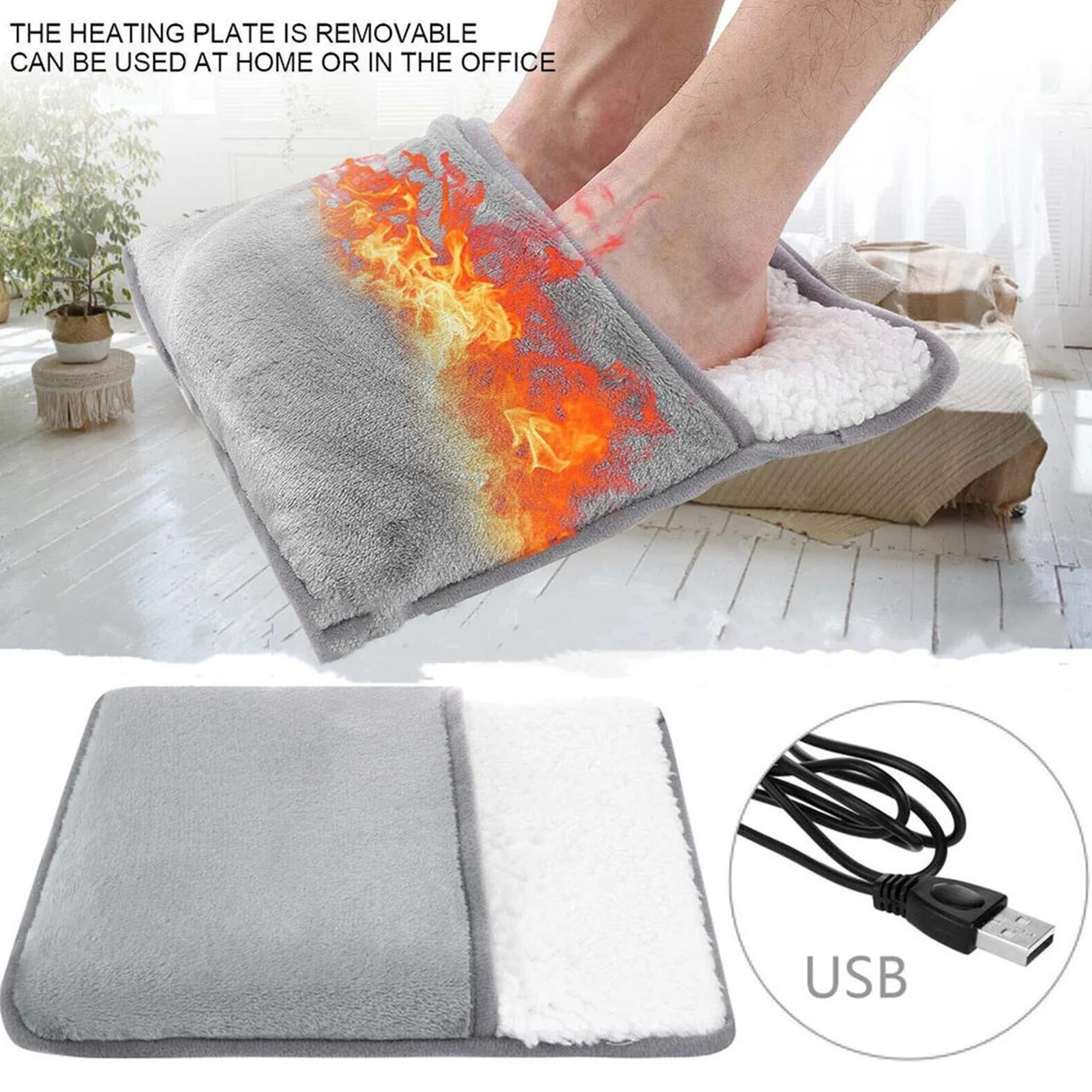 Warm Slippers Feet Warm Slippers Heating Glove USB Electric Heating Pad Winter Hand Foot Warmer Washable Household Foot Warmer
Warm Slippers Feet Warm Slippers Heating Glove USB Electric Heating Pad Winter Hand Foot Warmer Washable Household Foot Warmer