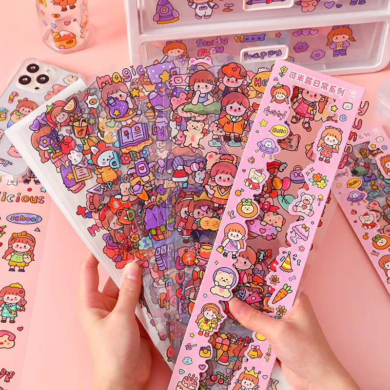 20PCS/LOT Kawaii Anime Happy Girl Series Sticky PVC Stickers Set 40*8cm DIY Scrapbooking Decoration Supplies Free Shipping
20PCS/LOT Kawaii Anime Happy Girl Series Sticky PVC Stickers Set 40*8cm DIY Scrapbooking Decoration Supplies Free Shipping