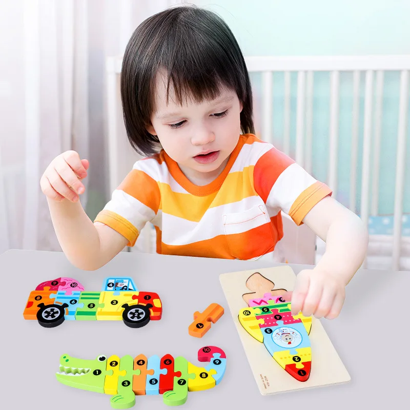 3D Wooden Cartoon Animal Puzzle Montessori Early Education Toy Colour Cognition Desk Game for Baby Gift Jigsaw Toys for Children
3D Wooden Cartoon Animal Puzzle Montessori Early Education Toy Colour Cognition Desk Game for Baby Gift Jigsaw Toys for Children