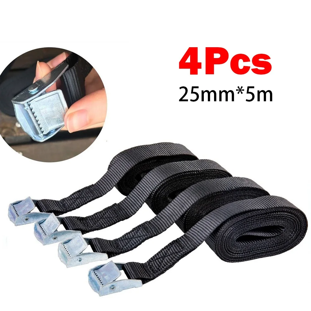 4PCS 5M Buckle Cam Tie Down Belts Cargo Straps Lugga Roof Rack Lashing Rope Adjustable Length Securing The Goods Cambuckles
4PCS 5M Buckle Cam Tie Down Belts Cargo Straps Lugga Roof Rack Lashing Rope Adjustable Length Securing The Goods Cambuckles