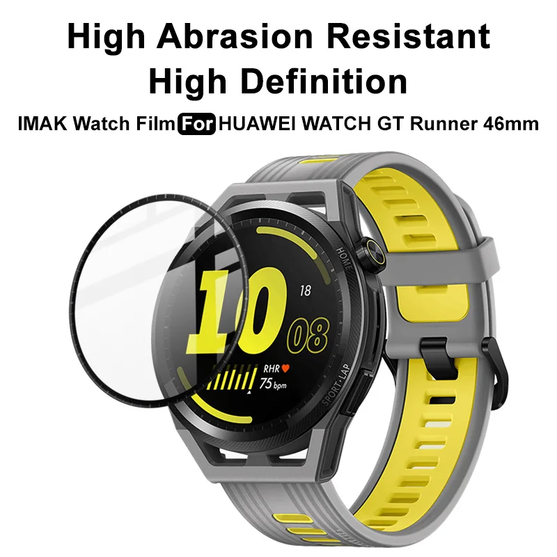 Защитная пленка Imak для часов Huawei Watch GT Runner 46 мм, закаленное стекло для экрана часов, полная защита
Защитная пленка Imak для часов Huawei Watch GT Runner 46 мм, закаленное стекло для экрана часов, полная защита