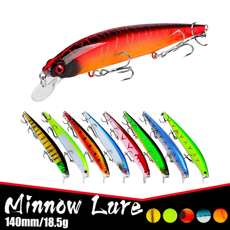 Искусственная жесткая приманка GMinnow 140 мм/18,5 дюйма, плавающая трехмерная приманка с глазами, приманка для океан, Рокки, рыболовное снаряжение, приманка для рыбной ловли
Искусственная жесткая приманка GMinnow 140 мм/18,5 дюйма, плавающая трехмерная приманка с глазами, приманка для океан, Рокки, рыболовное снаряжение, приманка для рыбной ловли