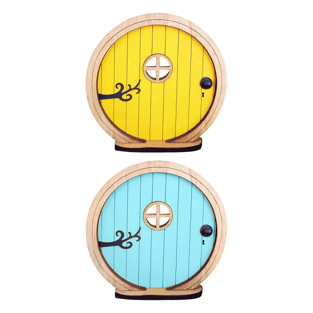 2Pcs DIY Miniature Fairy Door Wooden Fairy Door Ornaments Garden Decoration Statue
2Pcs DIY Miniature Fairy Door Wooden Fairy Door Ornaments Garden Decoration Statue