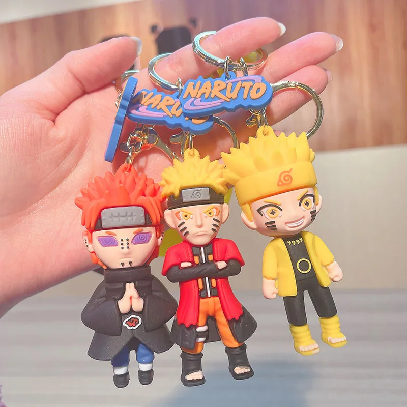 Cartoon Anime Kawaii NARUTO Action Figures Keychains Key Chain Key Ring Kawaii Silicone Handbag Car Pendants Toys Birthday Gifts
Cartoon Anime Kawaii NARUTO Action Figures Keychains Key Chain Key Ring Kawaii Silicone Handbag Car Pendants Toys Birthday Gifts