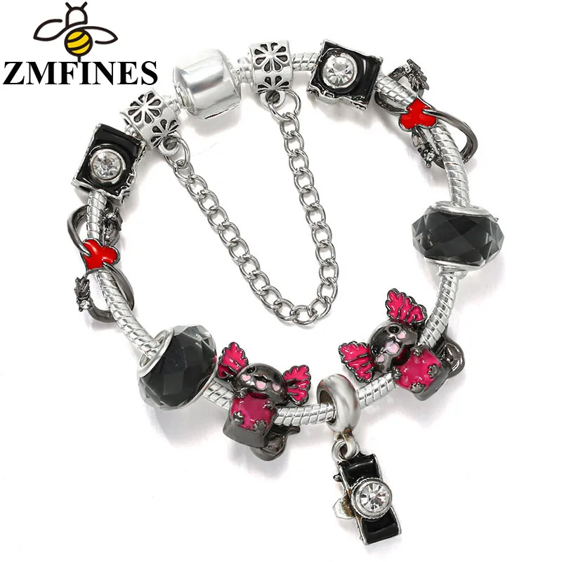 High-Quality Charms Bracelets For Women Children With Snake Chain Black Style DIY Charms Beads Pendants Jewelry Dropshipping
High-Quality Charms Bracelets For Women Children With Snake Chain Black Style DIY Charms Beads Pendants Jewelry Dropshipping