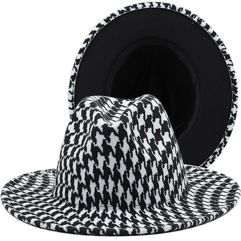 Men Gentleman Fedora Hats Autumn Winter Women Wide Brim Felt Hats British Retro Outdoor Panama Jazz Caps
Men Gentleman Fedora Hats Autumn Winter Women Wide Brim Felt Hats British Retro Outdoor Panama Jazz Caps