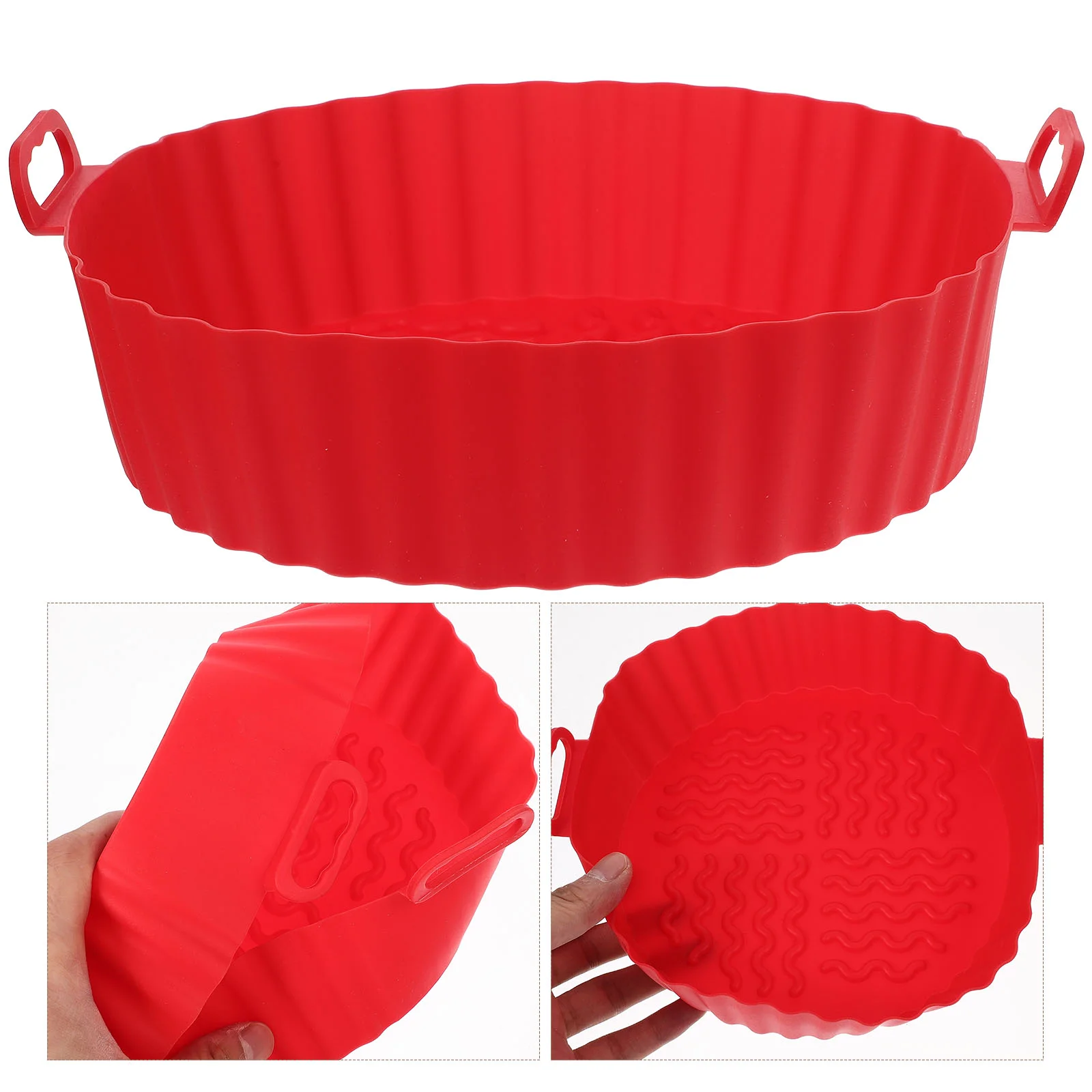 Air Fryer Basket Liner Silicone Tray Baking Reusable Round Oven Pan Dish Fryers Storage Vegetable Bowl Fruit Fry Washable French
Air Fryer Basket Liner Silicone Tray Baking Reusable Round Oven Pan Dish Fryers Storage Vegetable Bowl Fruit Fry Washable French