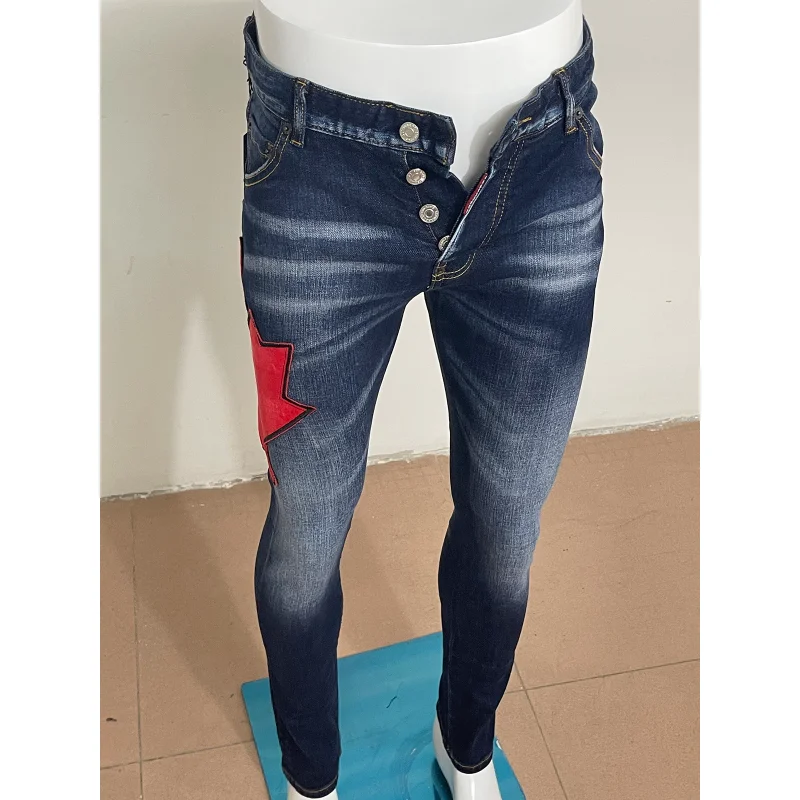 Special Red Maple Leaf 2023 New D2 Jeans Men Wash Embroidered Badge Fashion Skinny ICON Ripped Jeans 44-54
Special Red Maple Leaf 2023 New D2 Jeans Men Wash Embroidered Badge Fashion Skinny ICON Ripped Jeans 44-54