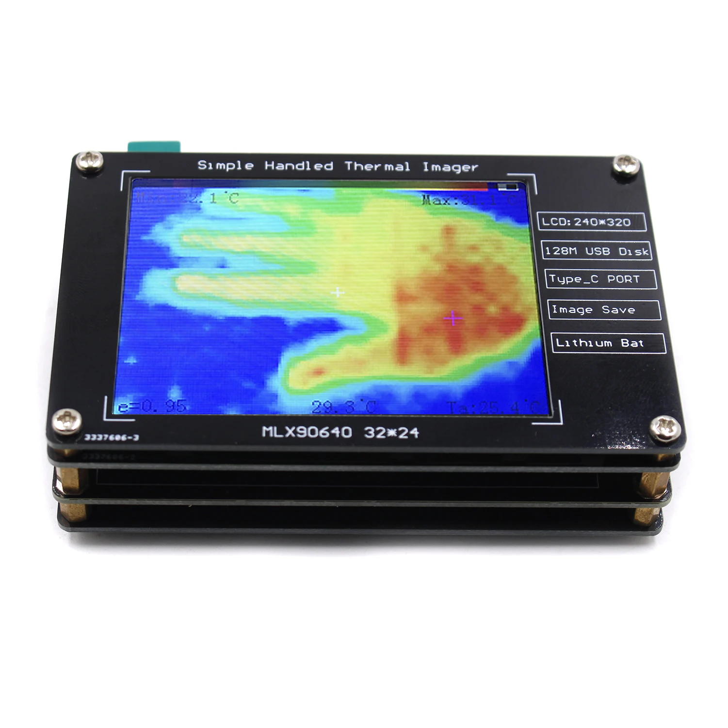 2.8inch LCDdigital Infrared Thermal Imaging Thermal Imager Temperature Detection Business Industrial Test Measurement Inspection
2.8inch LCDdigital Infrared Thermal Imaging Thermal Imager Temperature Detection Business Industrial Test Measurement Inspection