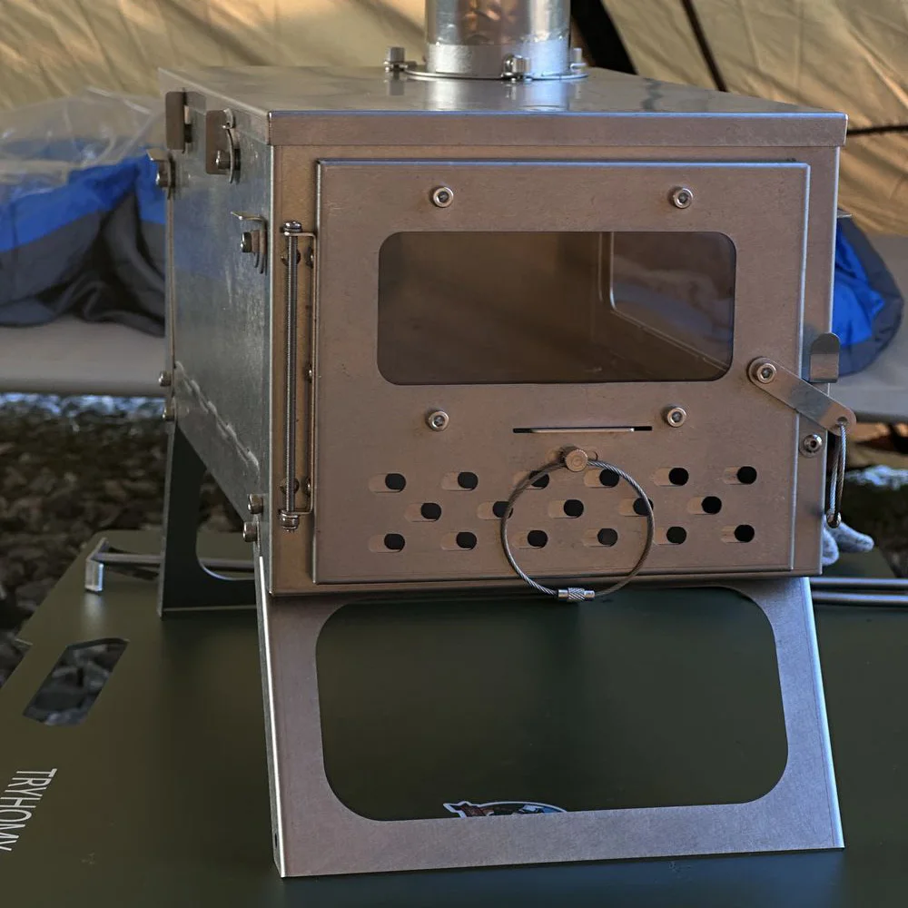 Camping Wood Stove with Roll Chimney Damper Hot Tent Stove Oven Portable Backpack Firewood Burner Outdoor Folding Burning Stove
Camping Wood Stove with Roll Chimney Damper Hot Tent Stove Oven Portable Backpack Firewood Burner Outdoor Folding Burning Stove