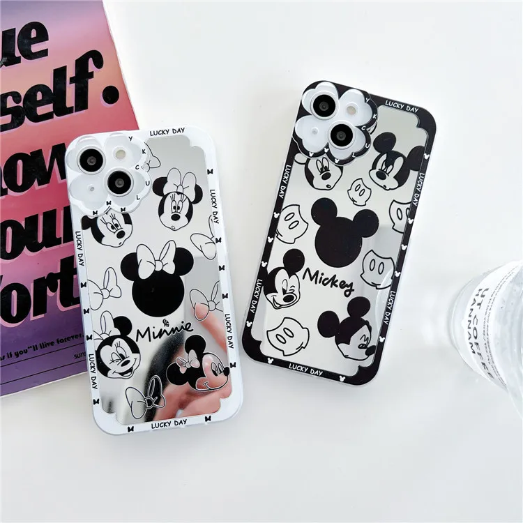 Disney Mickey and Minnie Avatar Plating Mirror Couples Clear Silicon Phone Case For iPhone 7 8 Plus XR Xs 11 12 13 Pro Max Cover
Disney Mickey and Minnie Avatar Plating Mirror Couples Clear Silicon Phone Case For iPhone 7 8 Plus XR Xs 11 12 13 Pro Max Cover