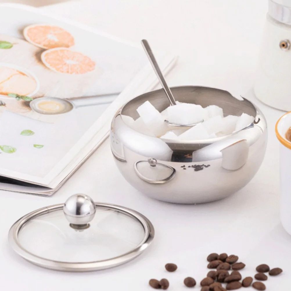 Salt Storage Holder Condiment Containers Glass Stainless Steel Seasoning Jars Sugar Bowl For Countertop Terrarium
Salt Storage Holder Condiment Containers Glass Stainless Steel Seasoning Jars Sugar Bowl For Countertop Terrarium