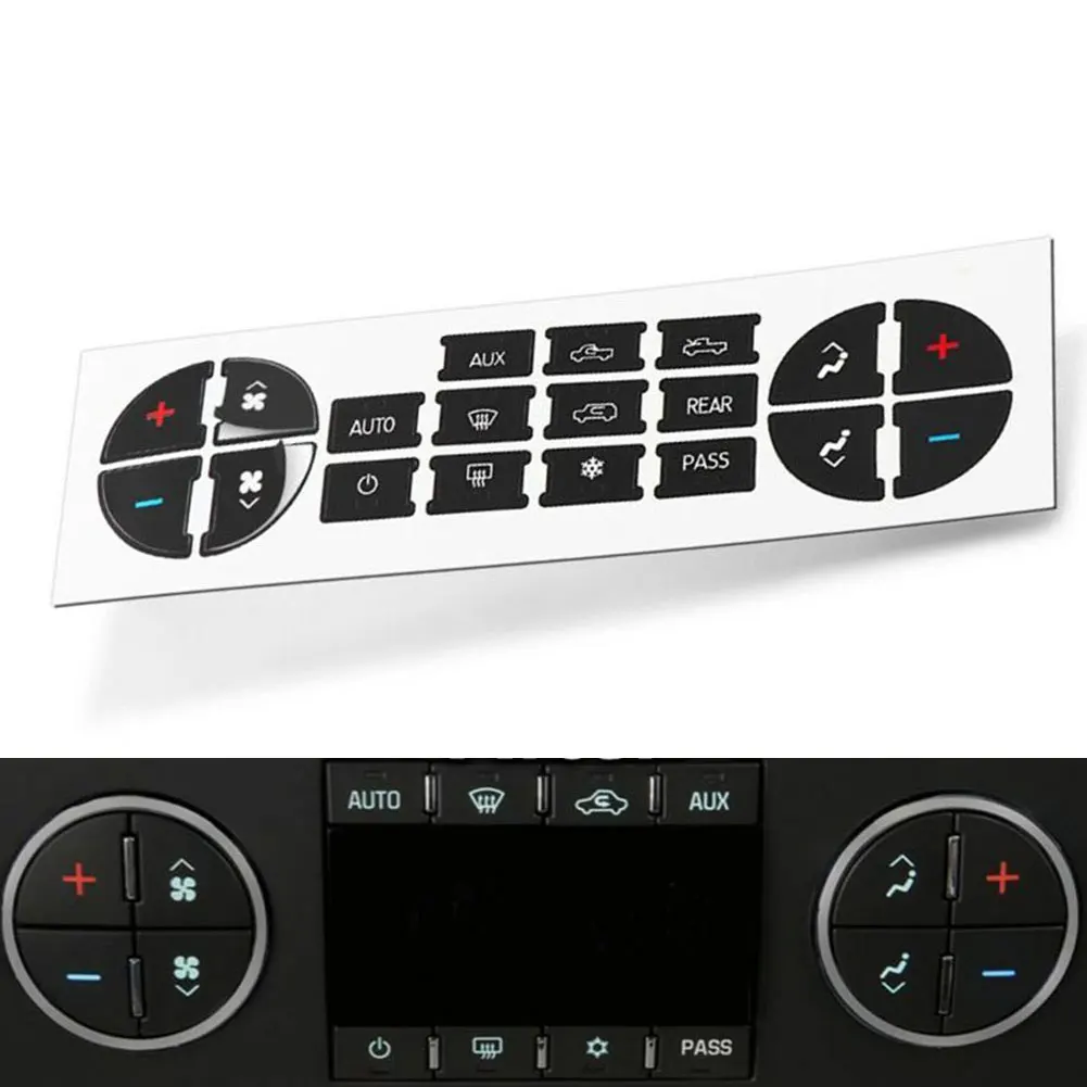 Car Sticker High-end Fashion Hot PVC Repair Kit Replacement Stickers 10 Set AC Button Beautiful Black Brand New
Car Sticker High-end Fashion Hot PVC Repair Kit Replacement Stickers 10 Set AC Button Beautiful Black Brand New