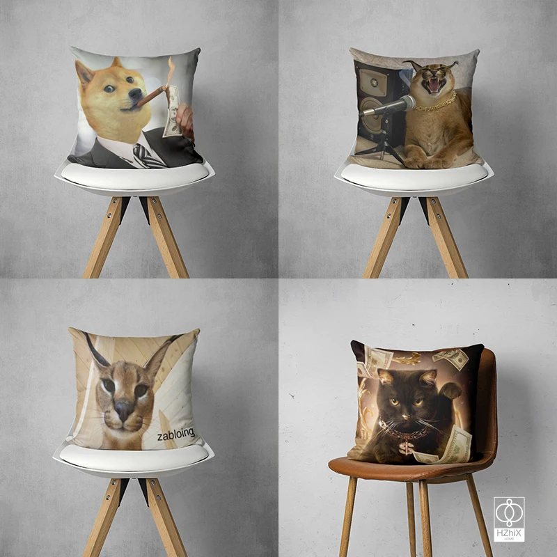Cute Meme Cat Pillow Case 45x45cm Home Decor Fashion Floppa Outdoor Cushions Square Pillowcase 3D Printing Custom Pillow Cover
Cute Meme Cat Pillow Case 45x45cm Home Decor Fashion Floppa Outdoor Cushions Square Pillowcase 3D Printing Custom Pillow Cover