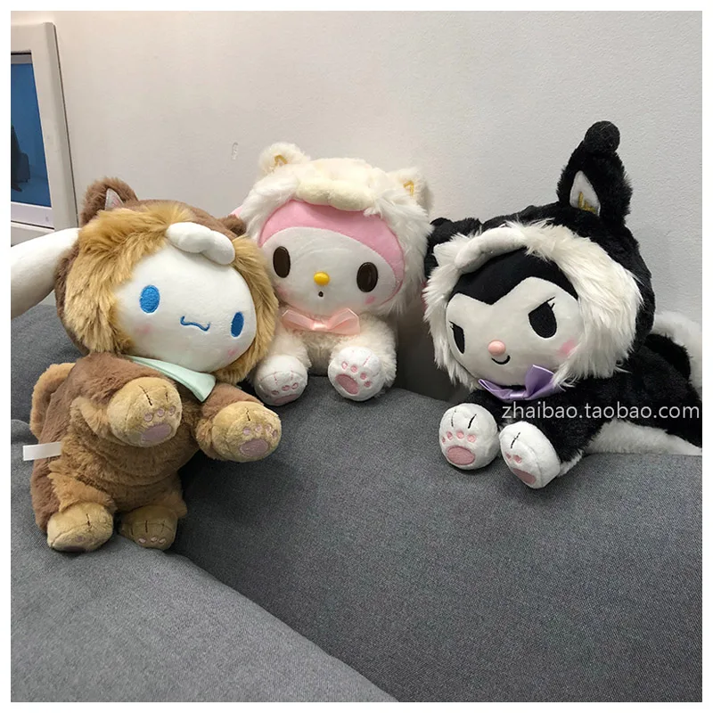 Фигурка Sanrio Melody Cinnamoroll Kuromi Kawaii Shiba Inu Cross гардеробная аниме, 25 см, плюшевая кукла, мультяшная модель, игрушка, подарки для детей
Фигурка Sanrio Melody Cinnamoroll Kuromi Kawaii Shiba Inu Cross гардеробная аниме, 25 см, плюшевая кукла, мультяшная модель, игрушка, подарки для детей