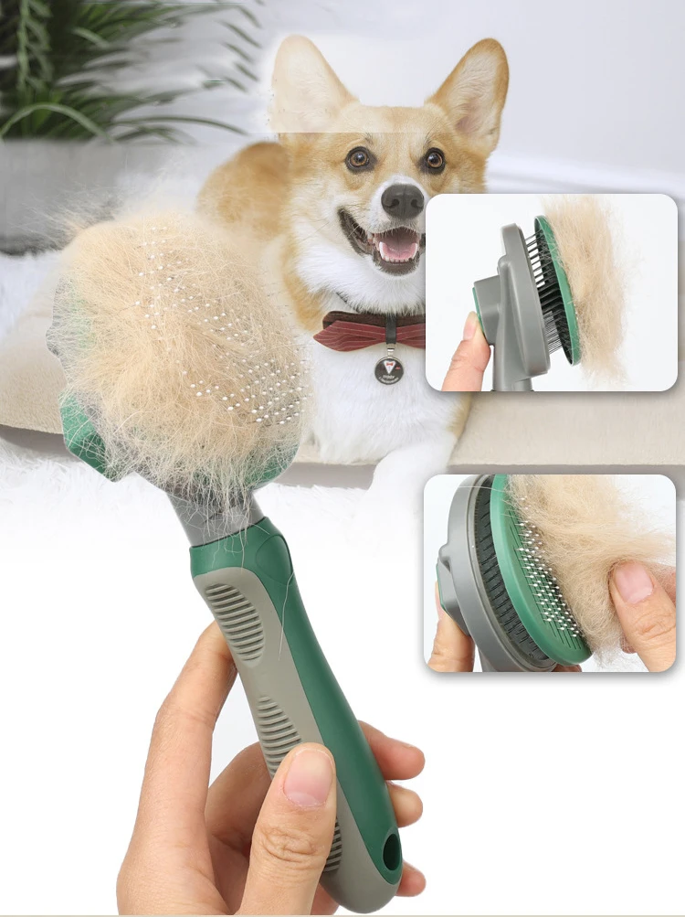Cat Comb Self Cleaning Slicker Brush for Dog Cat Hair Removes Undercoat Tangled Pet Hair Massages Comb Pet Accessories Cat Brush
Cat Comb Self Cleaning Slicker Brush for Dog Cat Hair Removes Undercoat Tangled Pet Hair Massages Comb Pet Accessories Cat Brush
