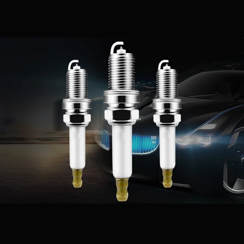 

4pcs Dual Iridium Spark Plug For Toyota Hyundai Mazda Honda Acura E2000 Eunos 30X 800 2 DY DE IK16TT 4701