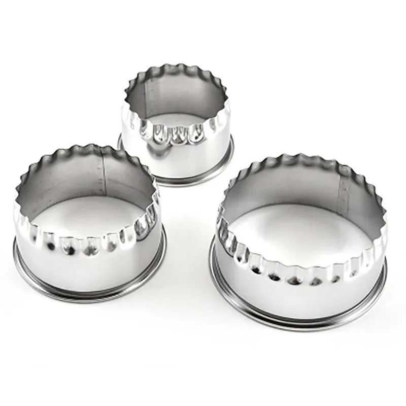 3pcs/set 304 Stainless Steel Cutter Dumplings Mould Dumpling Skin Device Dough Press Pancake Tools Wrappers Molds Kitchen Maker
3pcs/set 304 Stainless Steel Cutter Dumplings Mould Dumpling Skin Device Dough Press Pancake Tools Wrappers Molds Kitchen Maker