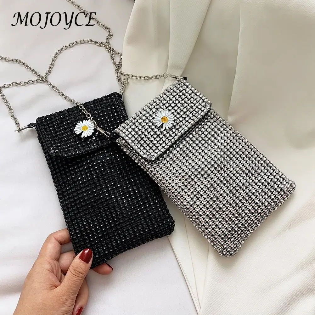 Small Phone Shoulder Bag Fashion Women Classic Texture Creative Design Chic Elegant Rhinestone Mini Messenger Handbag
Small Phone Shoulder Bag Fashion Women Classic Texture Creative Design Chic Elegant Rhinestone Mini Messenger Handbag