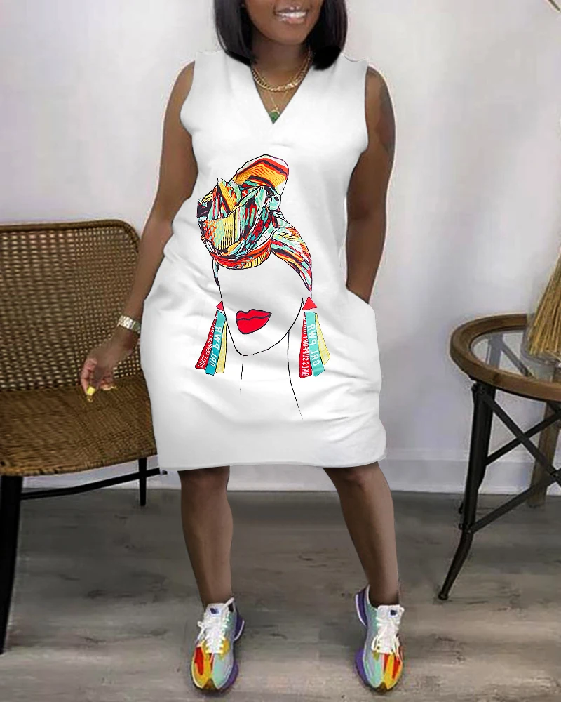 2022 Summer New 3D Degital Print Casual Loose Mini Elegant Beach Holiday Women Sleeveless V-Neck Tank Short Dress
2022 Summer New 3D Degital Print Casual Loose Mini Elegant Beach Holiday Women Sleeveless V-Neck Tank Short Dress