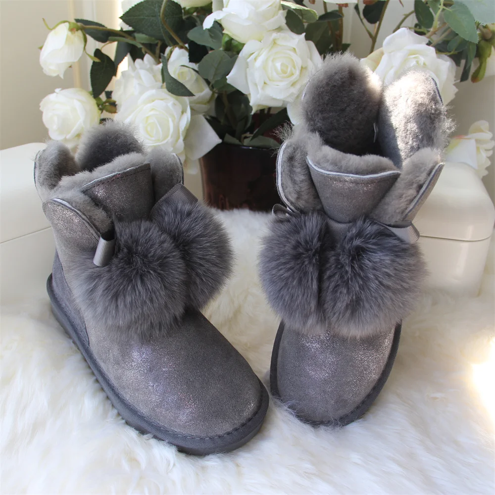 Женские зимние сапоги, Новое поступление, зимние водонепроницаемые Нескользящие сапоги из натуральной шерсти и натуральной кожи в Корейском стиле
Женские зимние сапоги, Новое поступление, зимние водонепроницаемые Нескользящие сапоги из натуральной шерсти и натуральной кожи в Корейском стиле