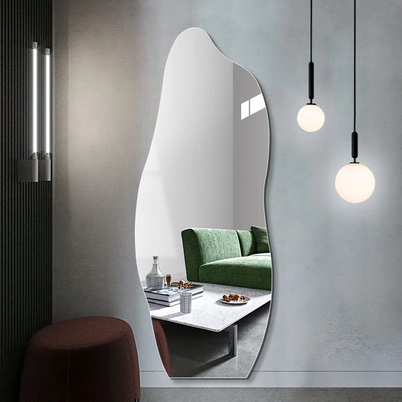 Smart Hanging Wall Mirror Makeup Irregular Design Adhesive Light Light Led Full Length Mirror Living Room Specchio Room Decor
Smart Hanging Wall Mirror Makeup Irregular Design Adhesive Light Light Led Full Length Mirror Living Room Specchio Room Decor