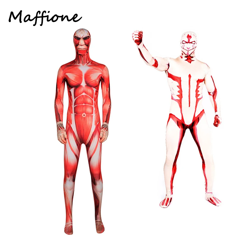 Attack on Titan Cosplay Anime Costume Men Muscle Jumpsuit Outfits Male Halloween Carnival Party Disguise Clothes For Adult Boys
Attack on Titan Cosplay Anime Costume Men Muscle Jumpsuit Outfits Male Halloween Carnival Party Disguise Clothes For Adult Boys
