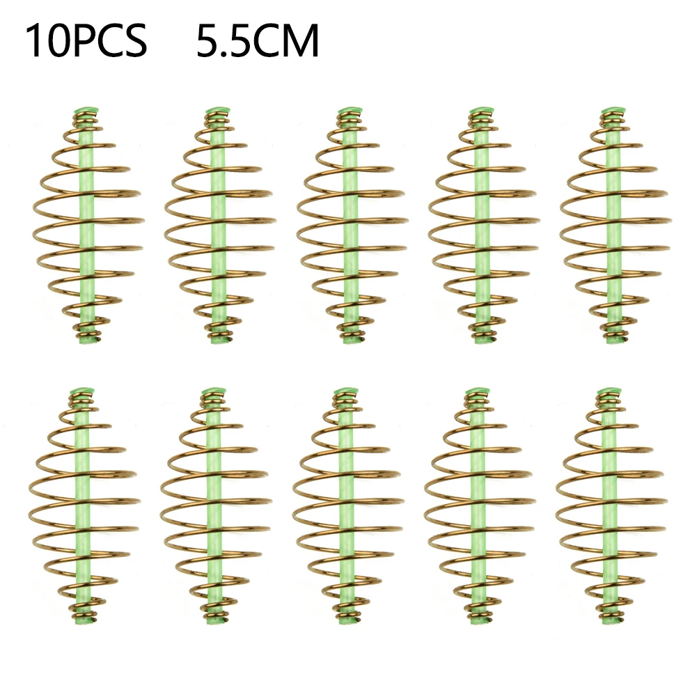 10pcs 2/3.3/4.5/5.5cm Carp Fishing Spring Feeder Fishing Bait Cage For Carp Fishing Fresh & Saltwater Inline Method Feeder Acces
10pcs 2/3.3/4.5/5.5cm Carp Fishing Spring Feeder Fishing Bait Cage For Carp Fishing Fresh & Saltwater Inline Method Feeder Acces