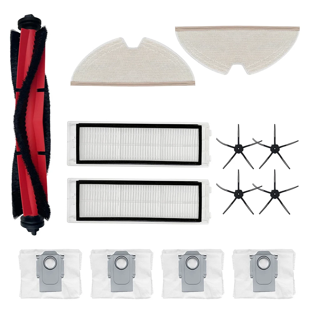 Main Brush With Side Brush Filter Dust Bag Mop Cloth For Roborock Q5+ Robot Vacuum Cleaner Handheld Cordless Vac Spare Parts
Main Brush With Side Brush Filter Dust Bag Mop Cloth For Roborock Q5+ Robot Vacuum Cleaner Handheld Cordless Vac Spare Parts