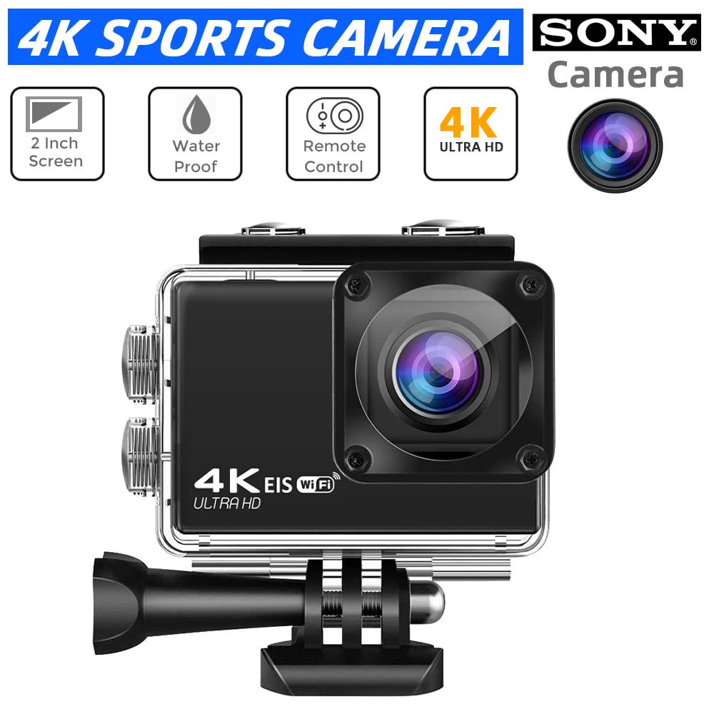 Экшн-камера на S60CR с фильтром, экран 2,0 дюйма, EIS 4K, 60 кадров/с, 24 МП, Wi-Fi, водонепроницаемая Спортивная камера Sony
Экшн-камера на S60CR с фильтром, экран 2,0 дюйма, EIS 4K, 60 кадров/с, 24 МП, Wi-Fi, водонепроницаемая Спортивная камера Sony