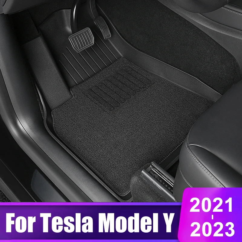 For Tesla Model Y 2021 2022 2023 Custom Made Car Floor Mats Carpets Rugs Double Layer Foot Pads Auto Accessories 
For Tesla Model Y 2021 2022 2023 Custom Made Car Floor Mats Carpets Rugs Double Layer Foot Pads Auto Accessories