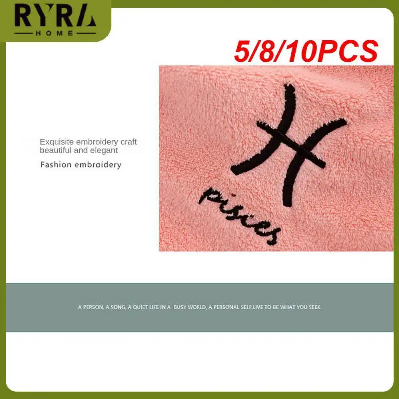 5/8/10PCS Polychromatic Coral Velvet Towel Convenient Constellation Bath Towel Wrapping Embroiderable Bath Towel
5/8/10PCS Polychromatic Coral Velvet Towel Convenient Constellation Bath Towel Wrapping Embroiderable Bath Towel