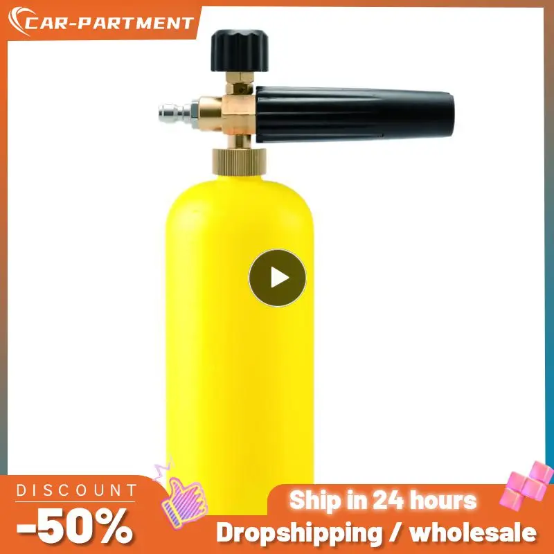 Portable Nozzle 1l Foam Pot Durable Adjustable Car Wash Foam Car Supplies Pressure Washer Practical Snow Foam Lance
Portable Nozzle 1l Foam Pot Durable Adjustable Car Wash Foam Car Supplies Pressure Washer Practical Snow Foam Lance