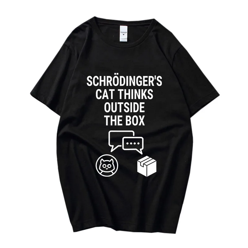 Schrodinger's Cat Quantum Mechanics T Shirts WOMEN Outside The Box T-shirts 100% Cotton Tshirts Sense of Design Slight Strech
Schrodinger's Cat Quantum Mechanics T Shirts WOMEN Outside The Box T-shirts 100% Cotton Tshirts Sense of Design Slight Strech