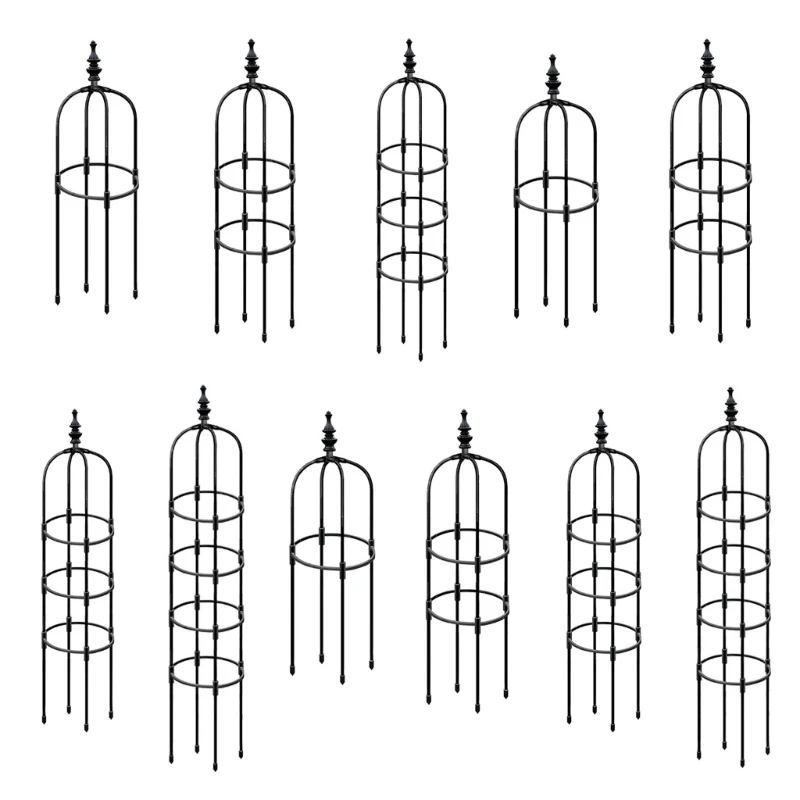 Garden Trellis for Climbing Plant Outdoor Plastic Coated Steel Plant Pipe Stand for Vertical Climbing Plant Cage
Garden Trellis for Climbing Plant Outdoor Plastic Coated Steel Plant Pipe Stand for Vertical Climbing Plant Cage