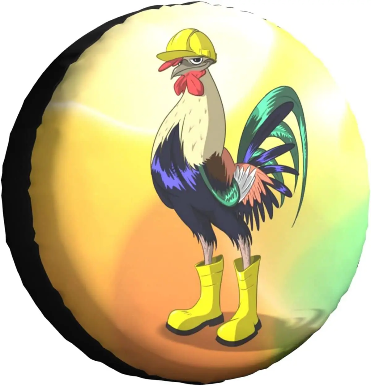 Funny Chicken Yellow Spare Tire Cover Polyester Universal Dust-Proof Waterproof Wheel Covers for Trailer RV SUV Truck and Many V
Funny Chicken Yellow Spare Tire Cover Polyester Universal Dust-Proof Waterproof Wheel Covers for Trailer RV SUV Truck and Many V