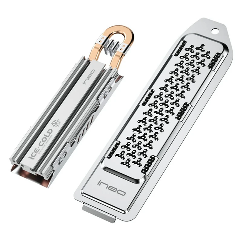 INEO Nvme Solid State Hard Drive Radiator With Cover For PS5 M.2 SSD Heatsink Efficient Heat Dissipation Cooling Cooler
INEO Nvme Solid State Hard Drive Radiator With Cover For PS5 M.2 SSD Heatsink Efficient Heat Dissipation Cooling Cooler