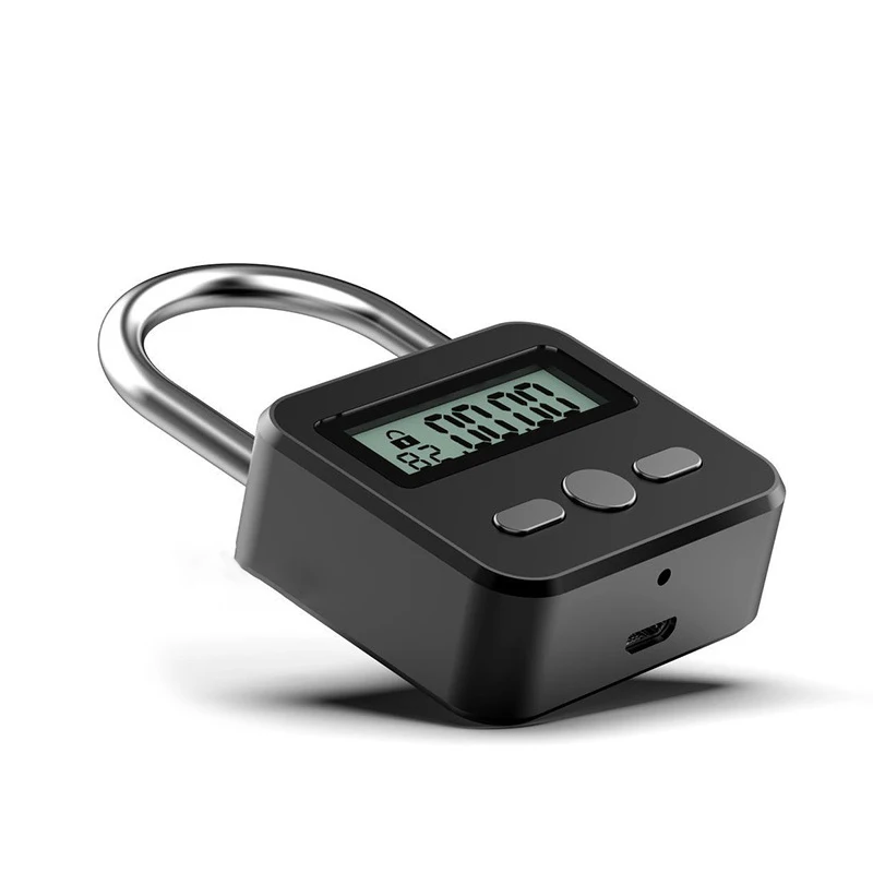 USB Rechargeable Smart Lock Timing Lock Biometric Lock Padlock Lock Luggage Case
USB Rechargeable Smart Lock Timing Lock Biometric Lock Padlock Lock Luggage Case