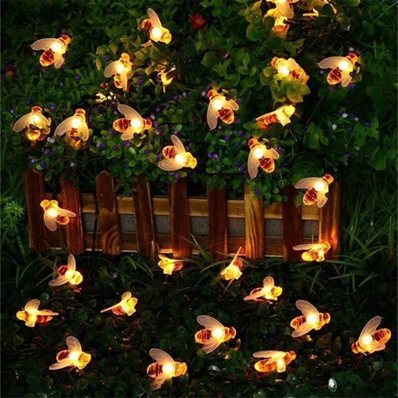 6M 10M Bee Shaped LED String Light USB/Battery Operated Garlands Fairy Lights For Room Christmas Holiday Party Garden Decoration
6M 10M Bee Shaped LED String Light USB/Battery Operated Garlands Fairy Lights For Room Christmas Holiday Party Garden Decoration