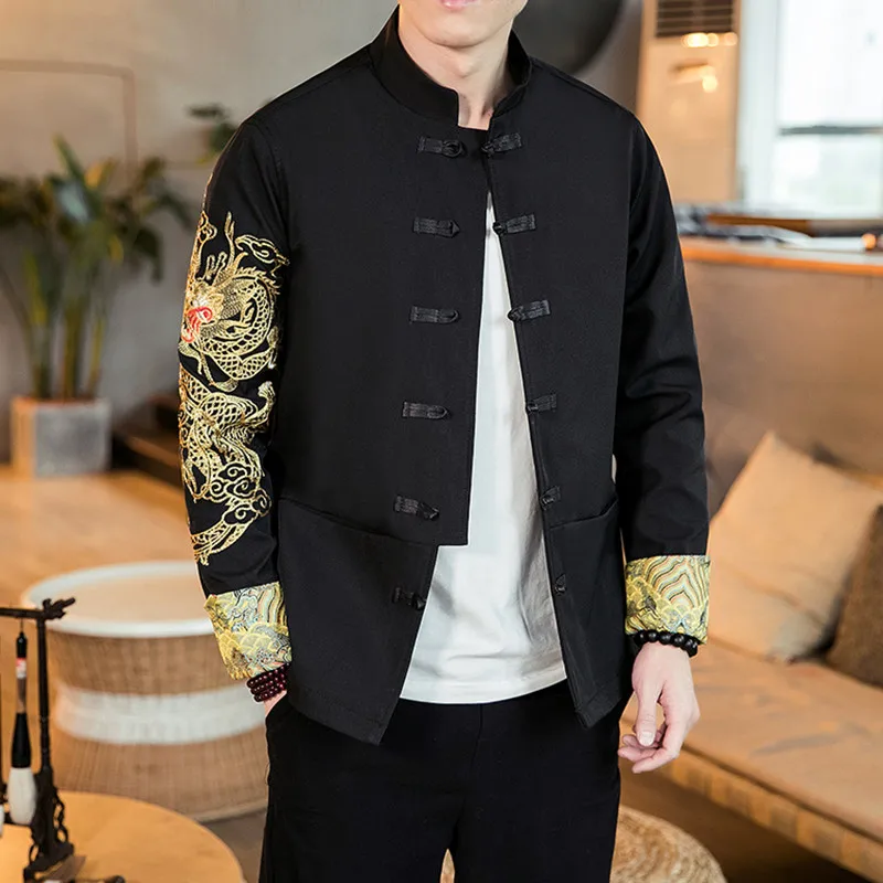 Chinese Dragon Embroidery Bomber Spring Jacket Men 2022 Japanese Streetwear Men Jacket Winter Casual Jackets For Men 5XL
Chinese Dragon Embroidery Bomber Spring Jacket Men 2022 Japanese Streetwear Men Jacket Winter Casual Jackets For Men 5XL