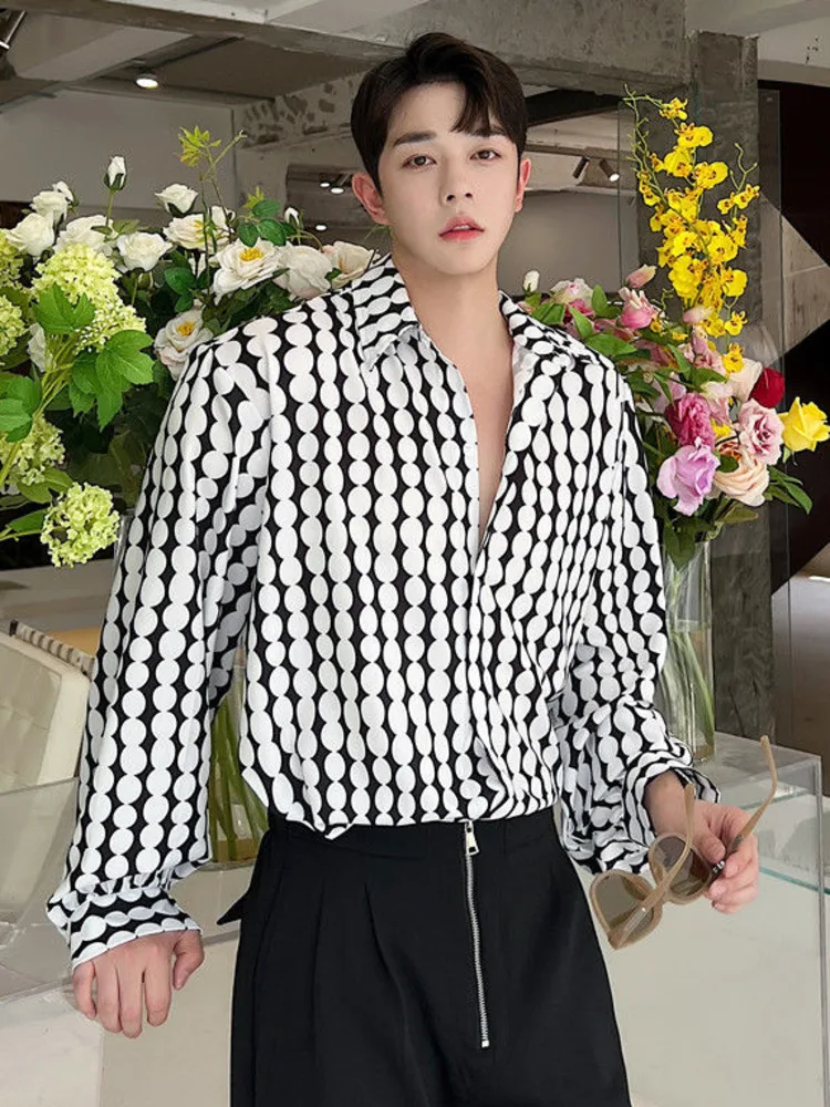SYUHGFA 2022 Spring Summer Turn Down Collar Long Sleeve Chiffon Shirt For Men Loose Casual Style Tops Shirts Men Clothing
SYUHGFA 2022 Spring Summer Turn Down Collar Long Sleeve Chiffon Shirt For Men Loose Casual Style Tops Shirts Men Clothing