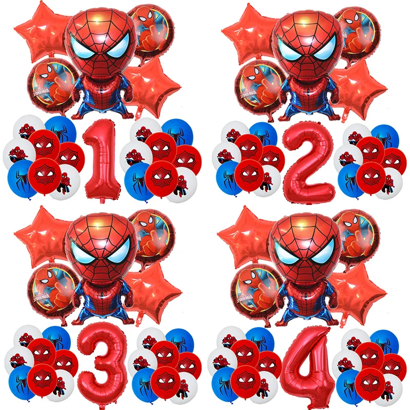 24pcs/set Spiderman Balloon 32inch Number Super Hero Party Inflatable Helium Birthday Party Decorations Kids Toys Ballon Globos
24pcs/set Spiderman Balloon 32inch Number Super Hero Party Inflatable Helium Birthday Party Decorations Kids Toys Ballon Globos