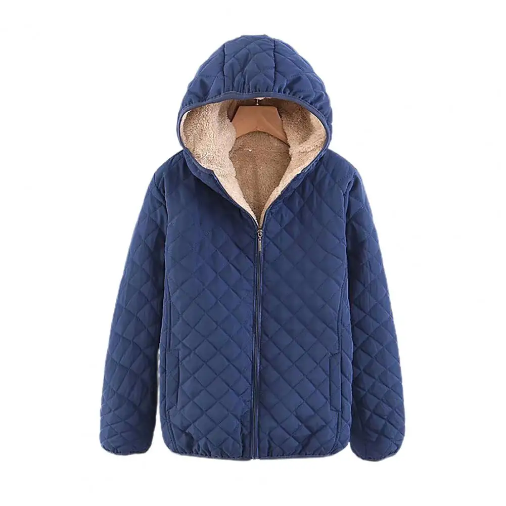 Women Coat Solid Color Hooded Plush Lady Coat Thicken Long Sleeve Zipper Fly Lady Jacket Women's Clothing For Work
Women Coat Solid Color Hooded Plush Lady Coat Thicken Long Sleeve Zipper Fly Lady Jacket Women's Clothing For Work