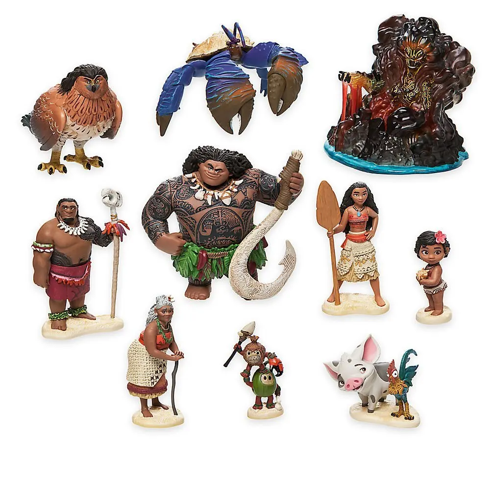 10pcs/set 6-10cm Moana Princess Maui Chief Tui Tala Heihei Pua Action Figure Brinquedo Toys For Children
10pcs/set 6-10cm Moana Princess Maui Chief Tui Tala Heihei Pua Action Figure Brinquedo Toys For Children