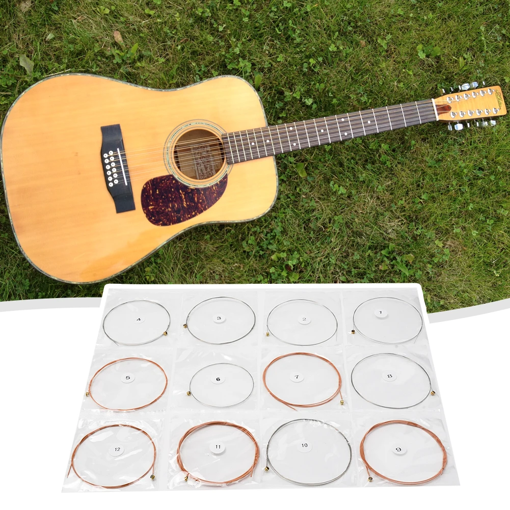 Guitar Alice A2012 12 Strings Acoustic Guitar String Set Steel Copper Alloy Winding Acoustic Guitar Settle Musical Instruments
Guitar Alice A2012 12 Strings Acoustic Guitar String Set Steel Copper Alloy Winding Acoustic Guitar Settle Musical Instruments