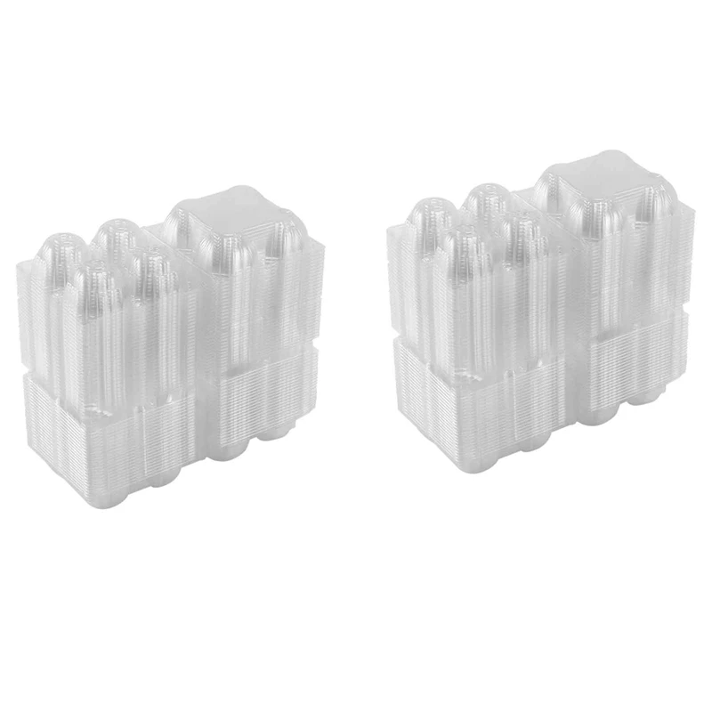 100Pcs Plastic Egg Cartons Bulk Clear Chicken Egg Tray Holder For Family Pasture Chicken Farm Business Market- 4 Grids
100Pcs Plastic Egg Cartons Bulk Clear Chicken Egg Tray Holder For Family Pasture Chicken Farm Business Market- 4 Grids
