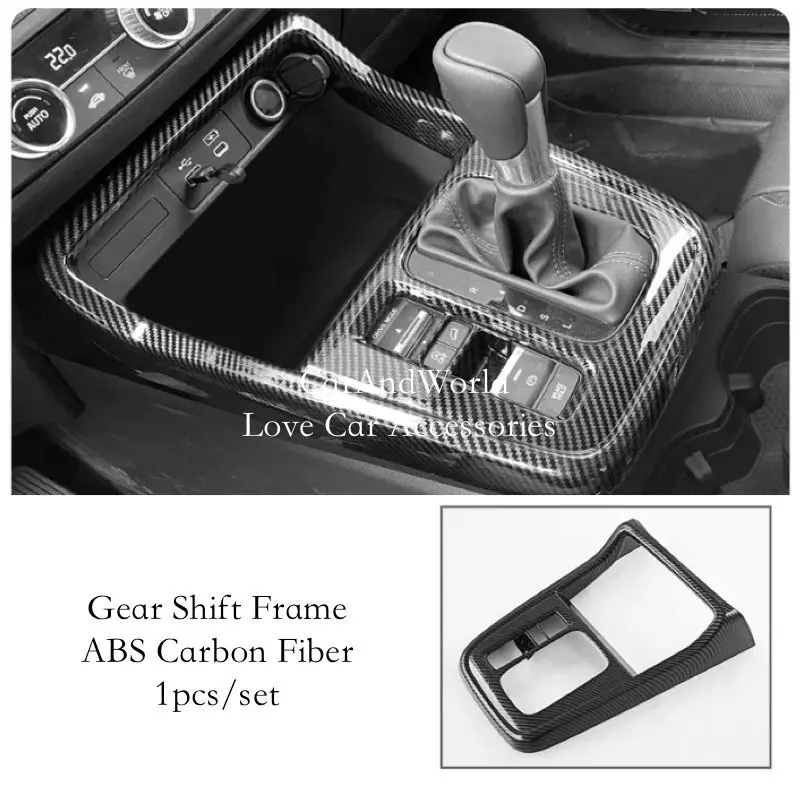 ABS Carbon Fiber Interior Gear Shift Gearbox Panel Frame Cover Garnish Trims Car Accessories For Honda CRV CR-V 6th 2022 2023
ABS Carbon Fiber Interior Gear Shift Gearbox Panel Frame Cover Garnish Trims Car Accessories For Honda CRV CR-V 6th 2022 2023