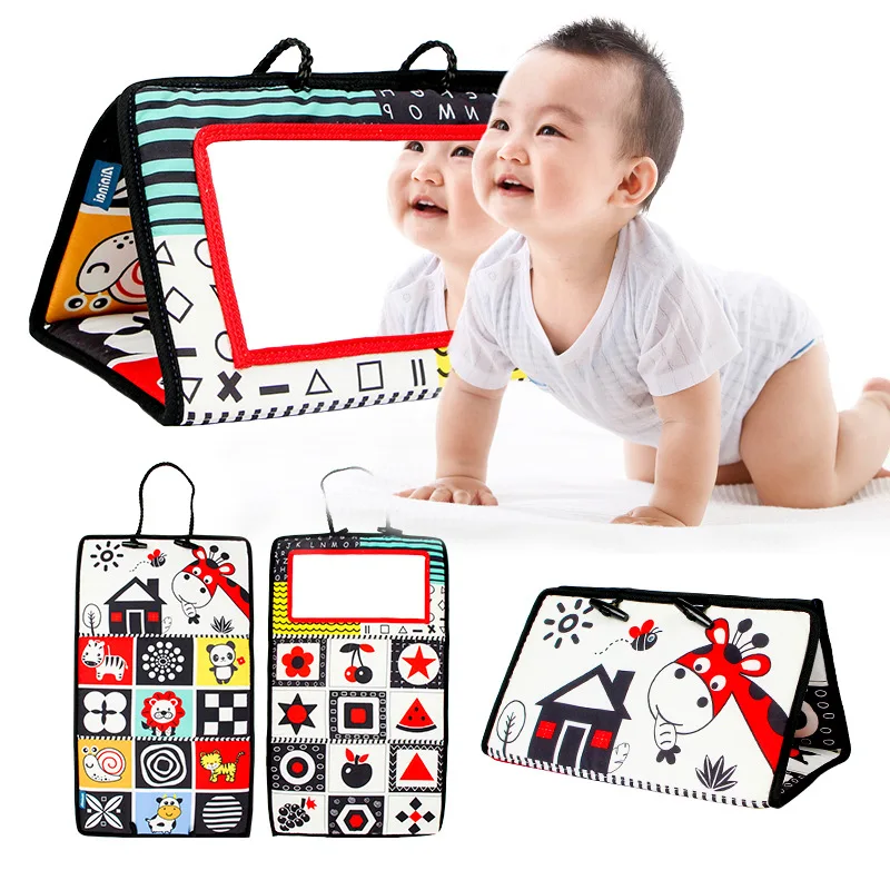 Зеркальные Игрушки для малышей Tummy Time, зеркало для активного пола с высокой контрастностью, черно-белая тканевая книга, игрушка Монтессори, ...
Зеркальные Игрушки для малышей Tummy Time, зеркало для активного пола с высокой контрастностью, черно-белая тканевая книга, игрушка Монтессори, ...